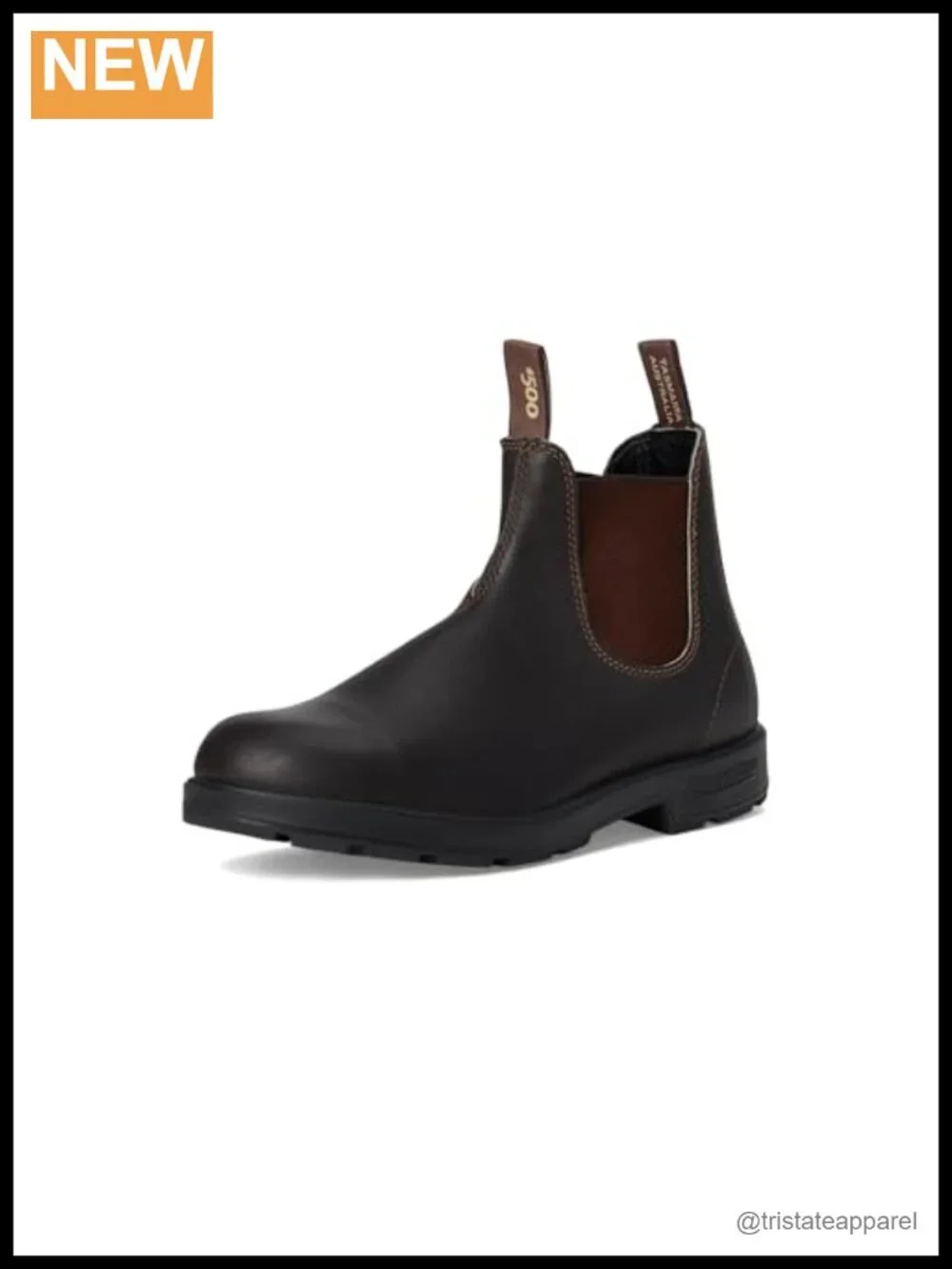 Blundstone BL500 Leather Chelsea Boots Ankle Pull-On Water Resistant
